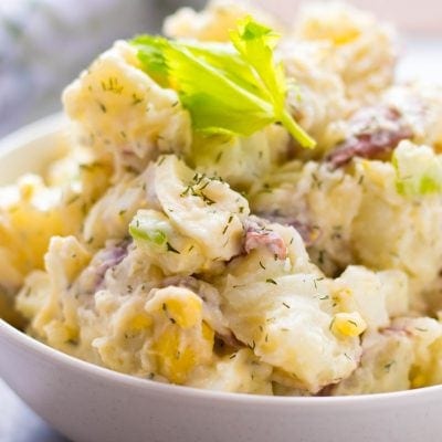 creamy dill red skin potato salad